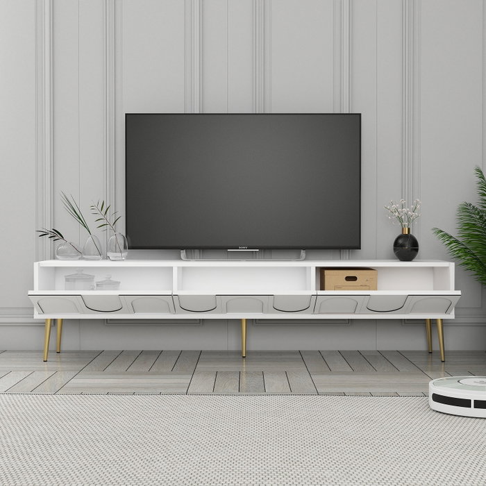 Hanah Home Lyon 43 - Blanco y Dorado